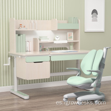 escritorio para niños ajustable y silla escritorio de la escuela para niños